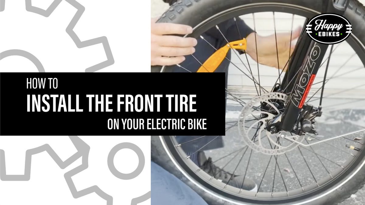 Video - How To Install the Front Wheel on your Electric Bike Happy EBikes Video - How To Install the Front Wheel on your Electric Bike Happy EBikes