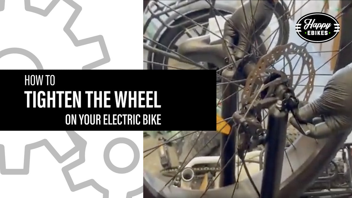Video How to Tighten the Wheel on Your Electric Bike Happy EBikes