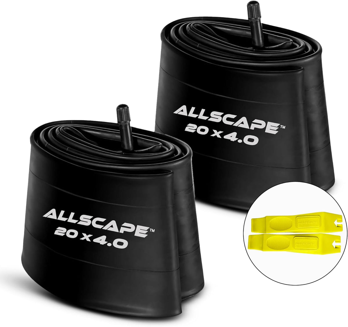 HEB Allscape 20x4 Tubes Heavy Duty Bike Tube for Ebike Tires Punct Happy EBikes