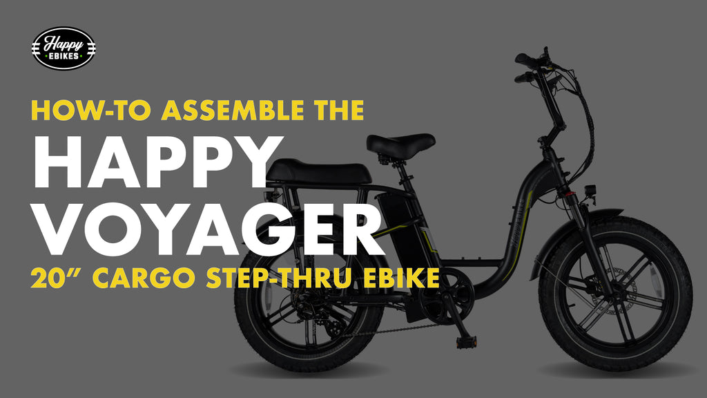 Cover- How to install your Happy Voyager Happy Ebike from James at Bike Medic Plus