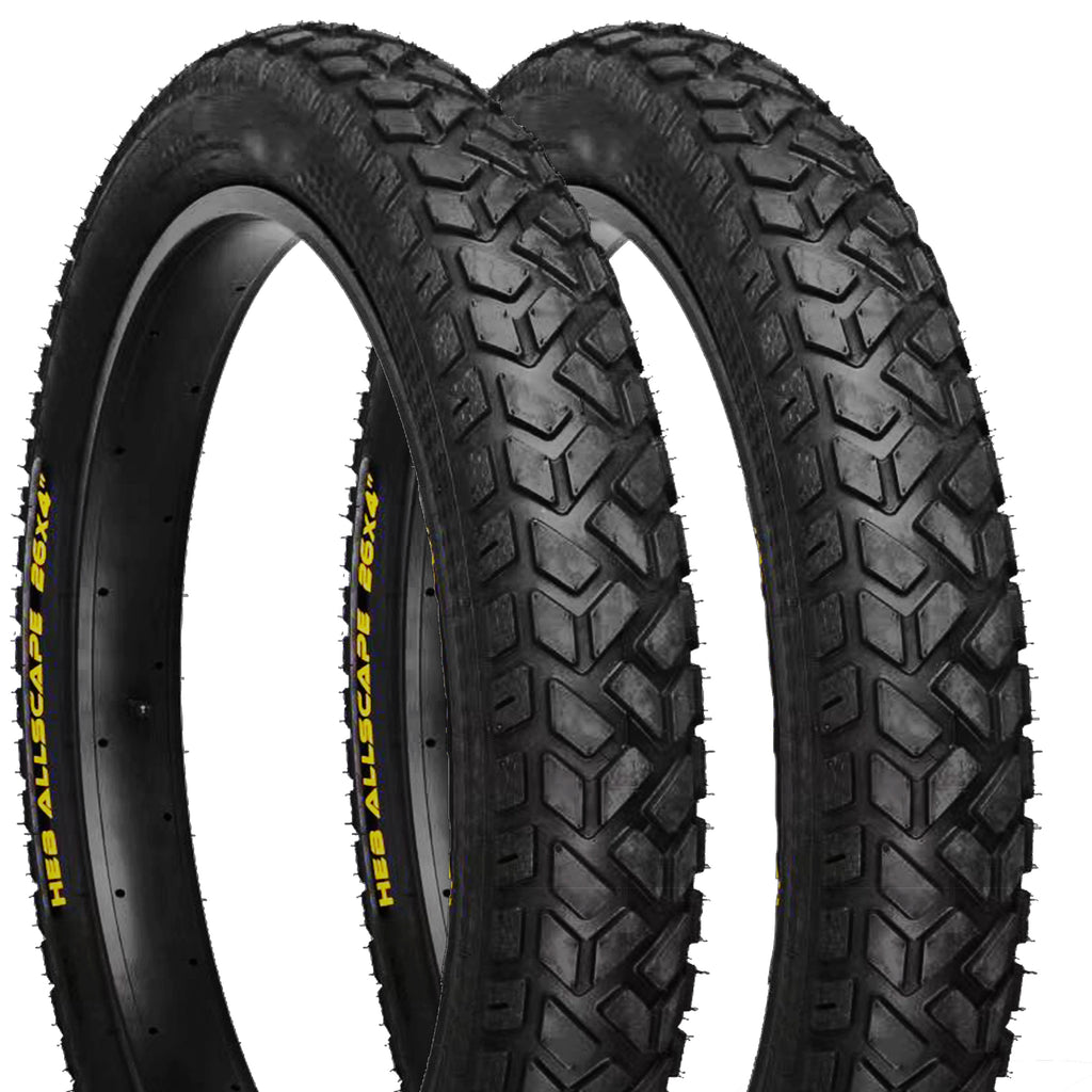 HEB ALLSCAPE Robuster 26 X 4 Fahrradreifen + Schlauch, Leistungsstarker