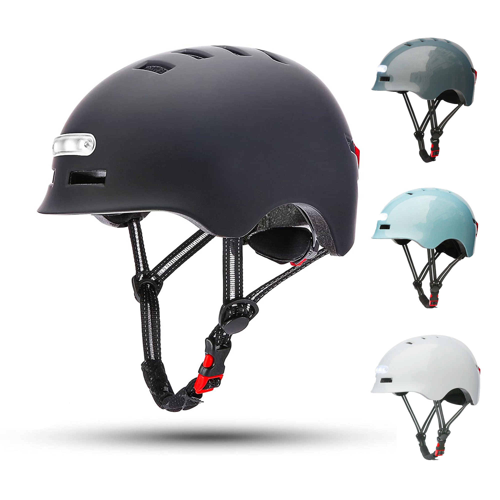 Bike Helmet with USB Rechargeable Lights Bike Helmet with USB Rechargeable Lights